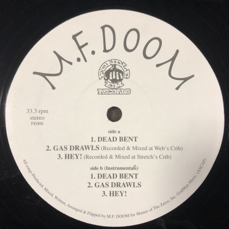 Fondle em レコードセット5枚 Fondle em レコードセット5枚 MF DOOM × FONDLE EM' : HIP HOP