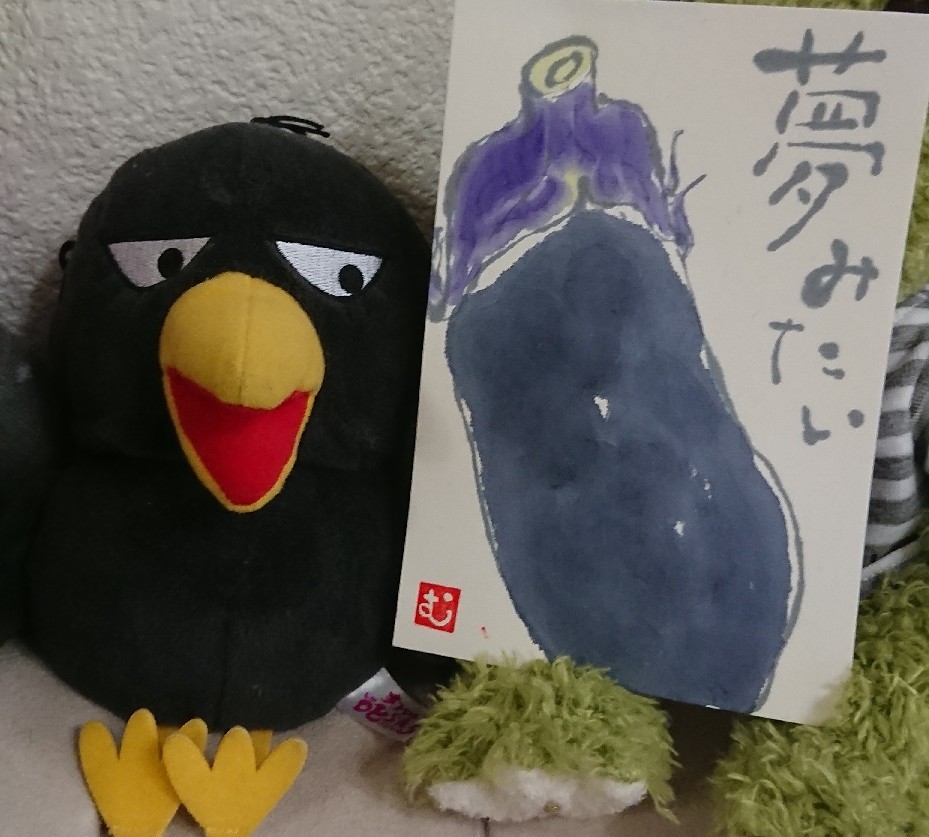 なす「いい夢みれそう」「夢みたい」_b0124466_09314301.jpg