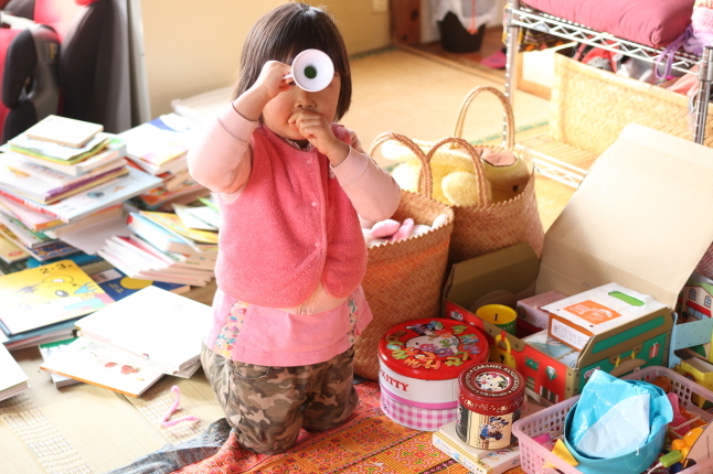 ３歳の子どももこんまりメソッドでおもちゃの片づけ キラキラのある日々