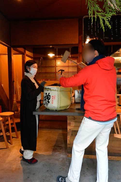 【(山梨グルメ)新春イベント!!韮崎市「コワン」で「神亀」の樽酒を呑む!!】_a0005436_13214116.jpg