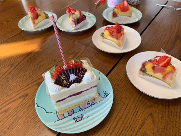 小さいケーキでお祝い Blog Of Y S