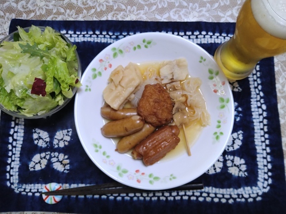 1/5夜勤明け サッポロクラシック富良野VINTAGE2020、Takara焼酎ハイボールドライ、おでん@自宅_b0042308_17313152.jpg