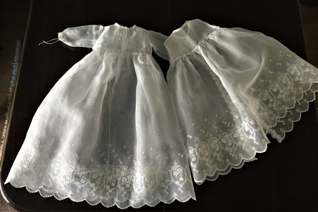 オーガンジー洗礼式ドレスとベストのセット30    sold out!_f0112550_02161649.jpg