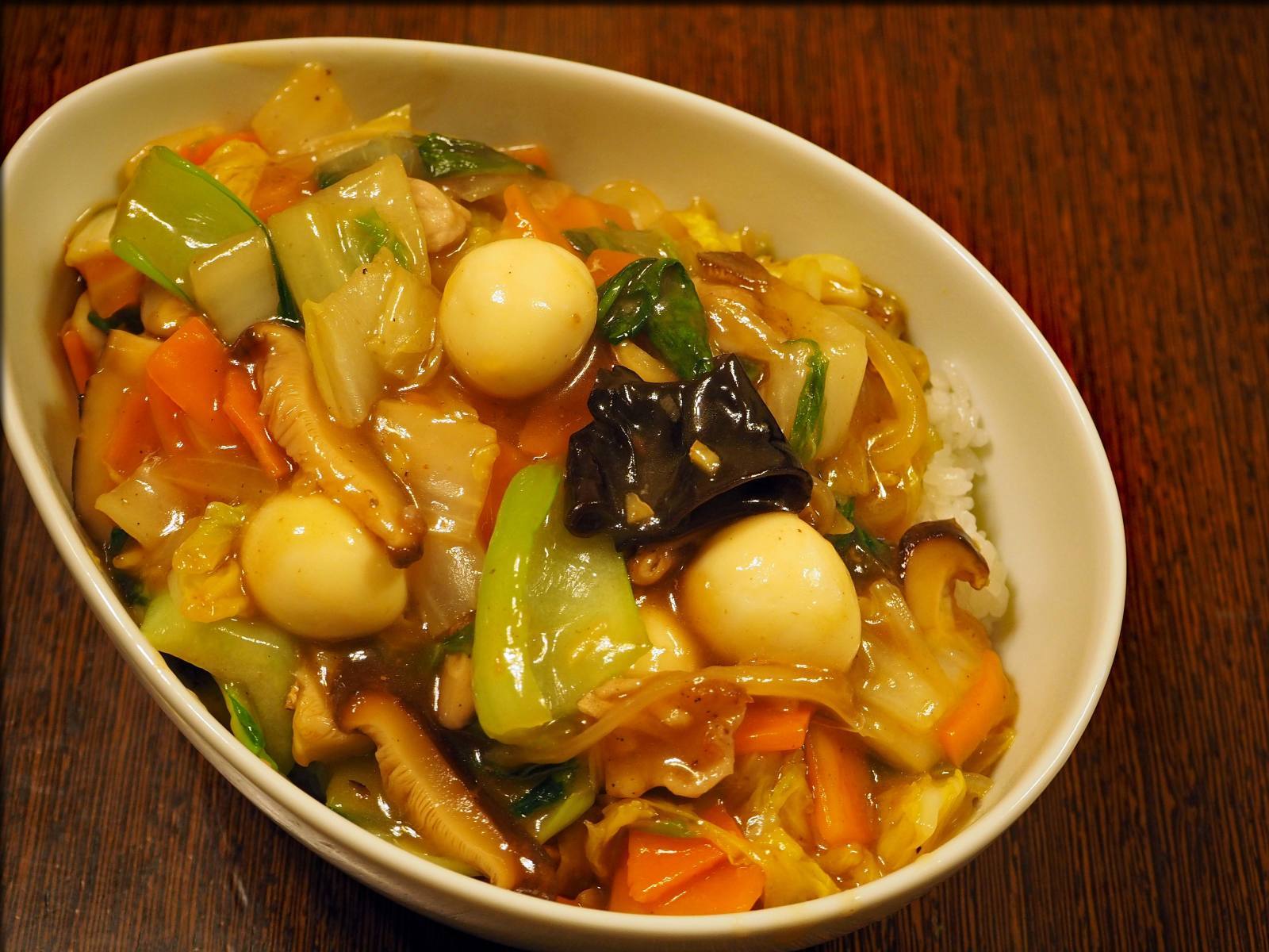 野菜たっぷり中華丼 人形町からごちそうさま