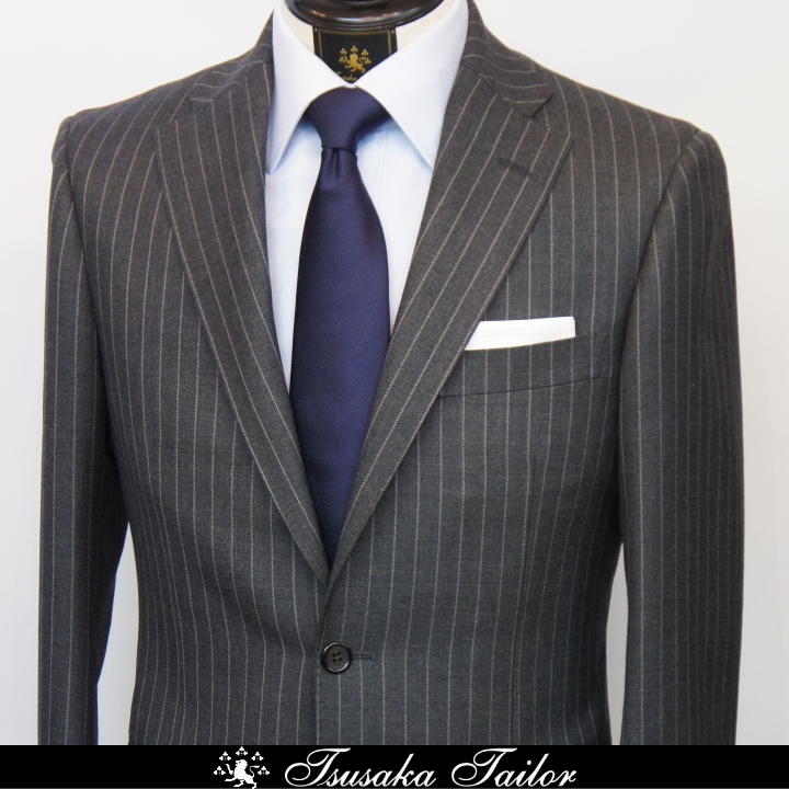 オーダースーツ／フランス製レース　美品　ビンテージ 24SSオーダースーツ】MARLING&EVANS / SUPER 120's LONDON