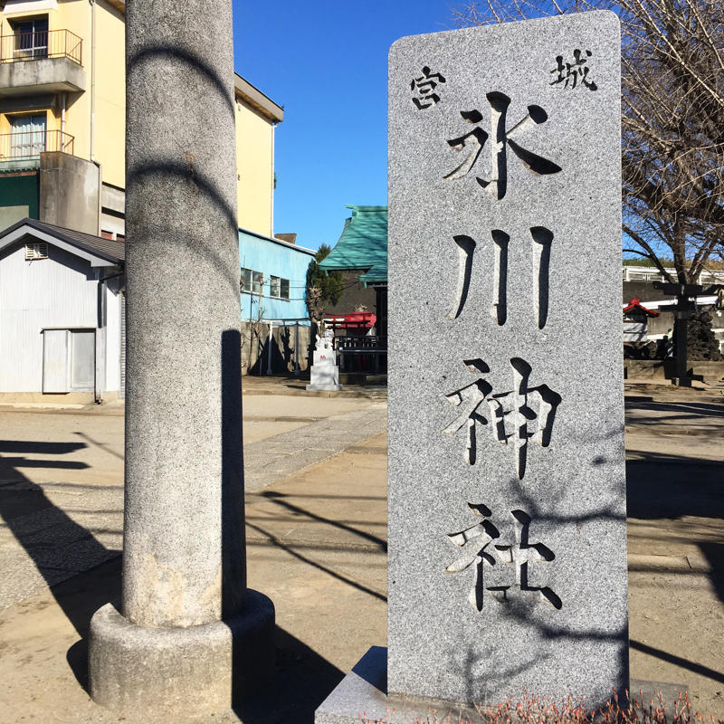 宮城氷川神社で富士塚登山_c0060143_13285035.jpg
