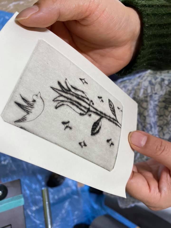 前回の銅版画のワークショップのことと、感染予防対策について_f0129557_10072976.jpg