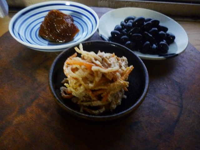 正月用総菜三種_a0200624_23185763.jpg