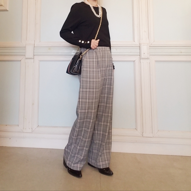 ☆ いつものコーデもチェックで様変わり♡ ☆_e0103133_14070446.jpg