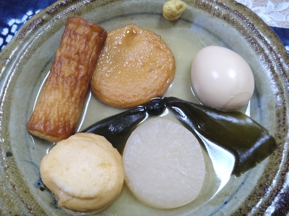 1/15 トップバリュ富良野生ビール、あごだしおでん、日本一焼き鳥@自宅_b0042308_22062404.jpg