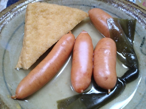 1/15 トップバリュ富良野生ビール、あごだしおでん、日本一焼き鳥@自宅_b0042308_22085408.jpg