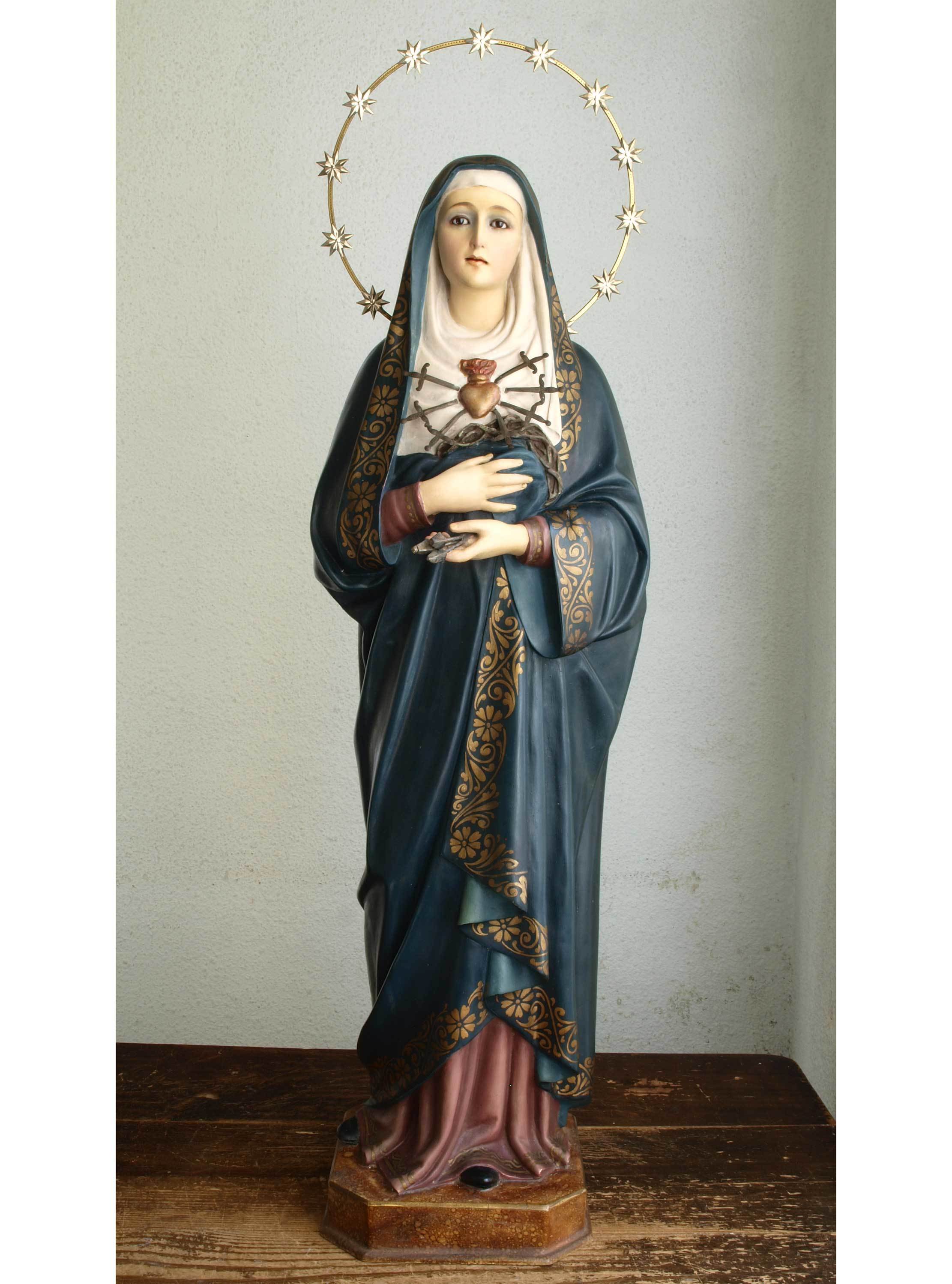 悲しみの聖母マリア像 マーテル・ドロローサ 90.5cm /H358 : Glicinia 