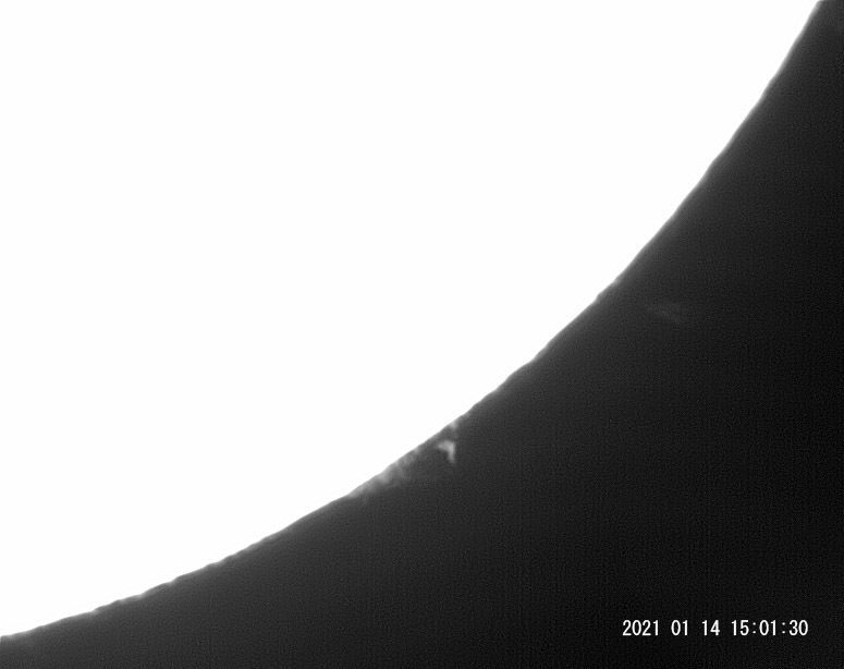 1月14日の太陽_e0174091_17170940.jpg