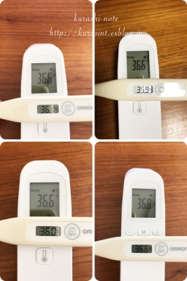 日々の検温に非接触型体温計 * その精度は?_b0351624_16591415.jpg