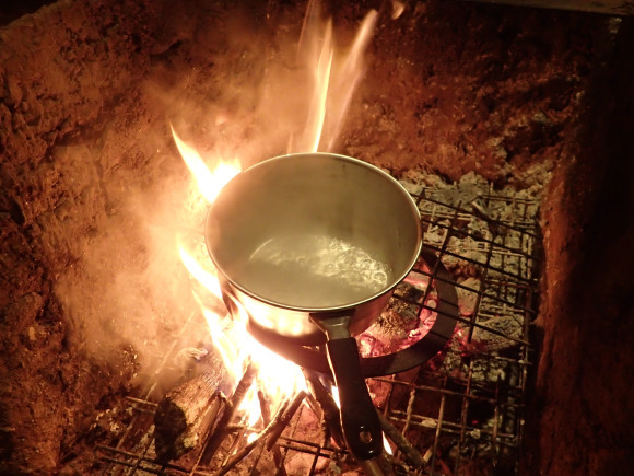 穴・階段作業とゲリラ新年会_e0156224_17292311.jpg