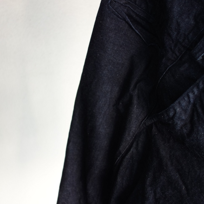 洗いました / classic wide denim trousers_e0130546_18294863.jpg