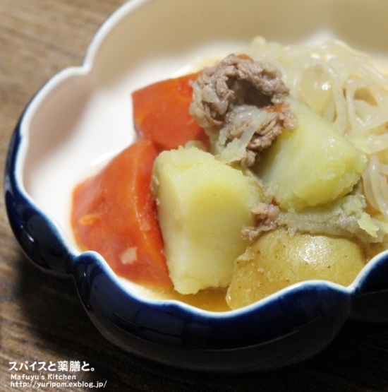 【スパイスで好き嫌い解消チャレンジ：味覚編】黒胡椒と和食の素敵な関係　～　肉じゃがと黒胡椒。_e0192461_18102406.jpg