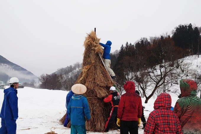 利賀村の左義長(どんど焼き)_d0265607_08372367.jpg