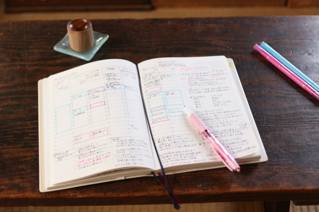 わたしの今年のスケジュール帳の書き込みの様子。。。_f0354014_21381466.jpg