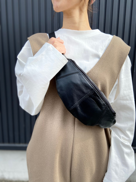 トゥデイフル TODAYFUL/Leather Zip Sacoche : dimanche