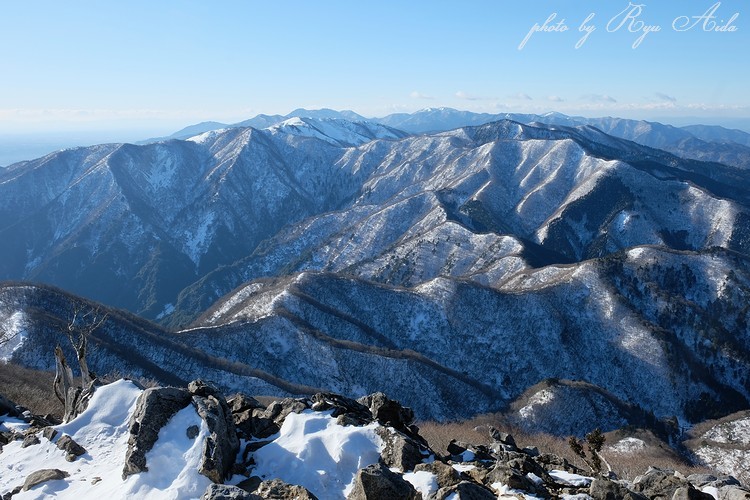 藤原岳山頂からの眺め_f0332795_18103905.jpg