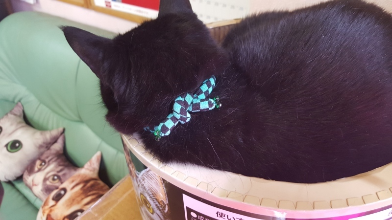 猫目石　数珠　首飾り　【kurokunn】H 猫目石数珠首飾り【kurokunn】H