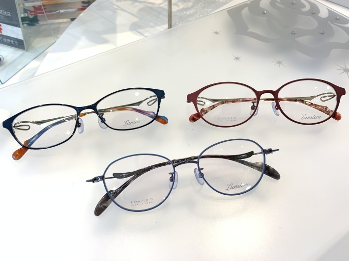 優雅なレディース眼鏡 ルミエール メガネのノハラ 京都ファミリー店