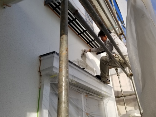佐伯区・M様邸 外壁塗装工事他_d0125228_04061489.jpg