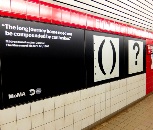 NYの地下鉄アート：MoMAとのコラボ作品、The Subway: Design for a Modern Icon_b0007805_09383059.jpg