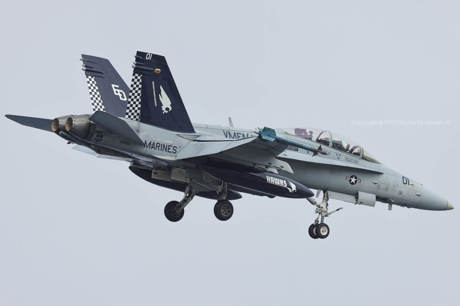 海兵隊　VMFA-533 F-35 Hawks VMFA-533 Hawks Marine Fighter Attack Squadron F-35B