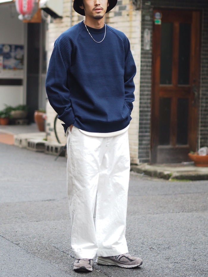 □□ UNIVERSAL PRODUCTS. / No Tuck Wide Denim Pants : END OF THE TRAIL