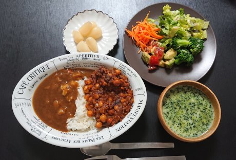 インスタントを活用した夕食_d0250123_20514165.jpg
