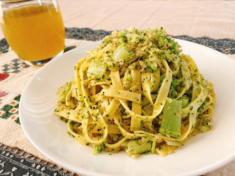 雑穀料理 作り置きにもぴったり ブロッコリーソースパスタの作り方 レシピ キヌア Tempota Cuisine 雑穀料理 作り置きにもぴったり ブロッコリーソースパスタの作り方 レシピ キヌア Tempota Cuisine