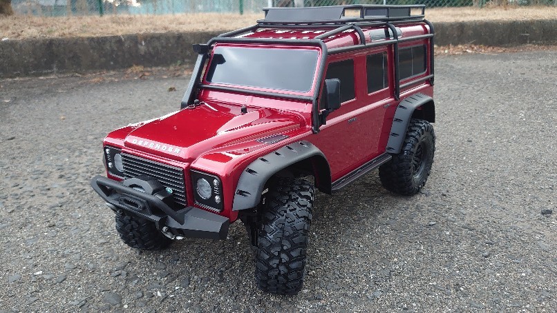 本日削除しますトラクサスTRX4 ディフェンダー