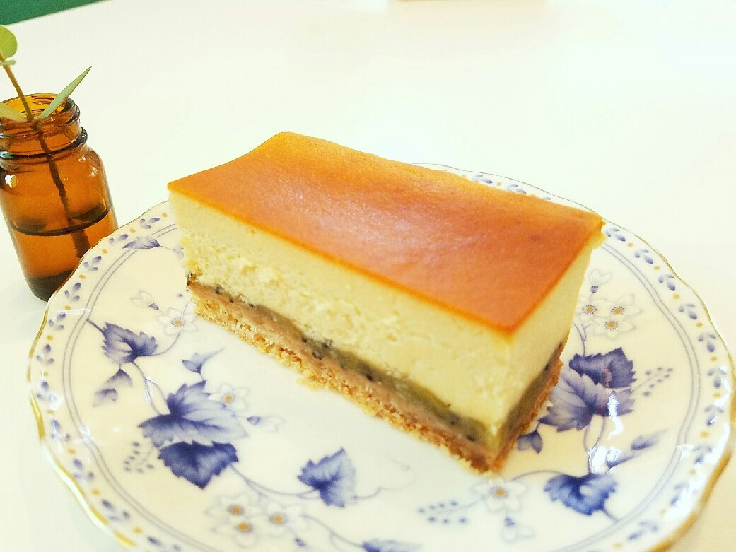 キウイフルーツのベイクドチーズケーキ 節知通信