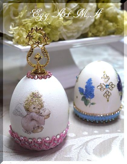 可愛い！ オルゴールエッグアート～♪ : Spring Road ～Shadow Box Art～