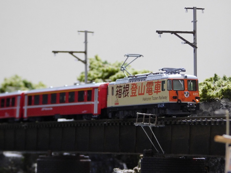 【在籍車両】　レーティッシュ鉄道　―　KATO　Ge4/4-Ⅱ（箱根登山鉄道）+EW Ⅰ客車_a0384037_00560496.jpg