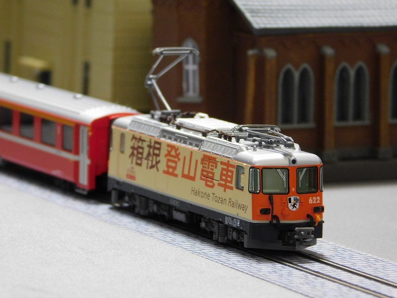 【在籍車両】　レーティッシュ鉄道　―　KATO　Ge4/4-Ⅱ（箱根登山鉄道）+EW Ⅰ客車_a0384037_01154544.jpg