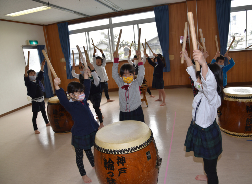 自然クラブ 和太鼓体験 21 1 28 木 大手幼稚園ブログ 自然クラブ 和太鼓体験 21 1 28 木 大手幼稚園ブログ
