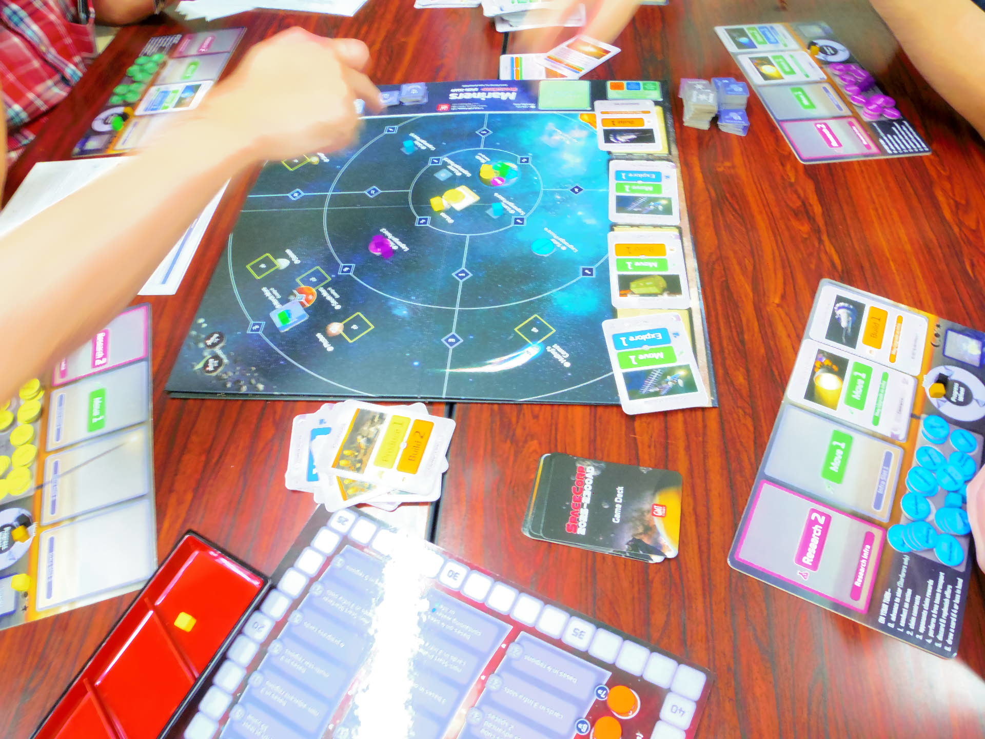 (GMT)Space Corpを４人で回した後、(Kosmos)LOST CITIESカードゲームを...2020.09.12（土）_b0173672_09493620.jpg