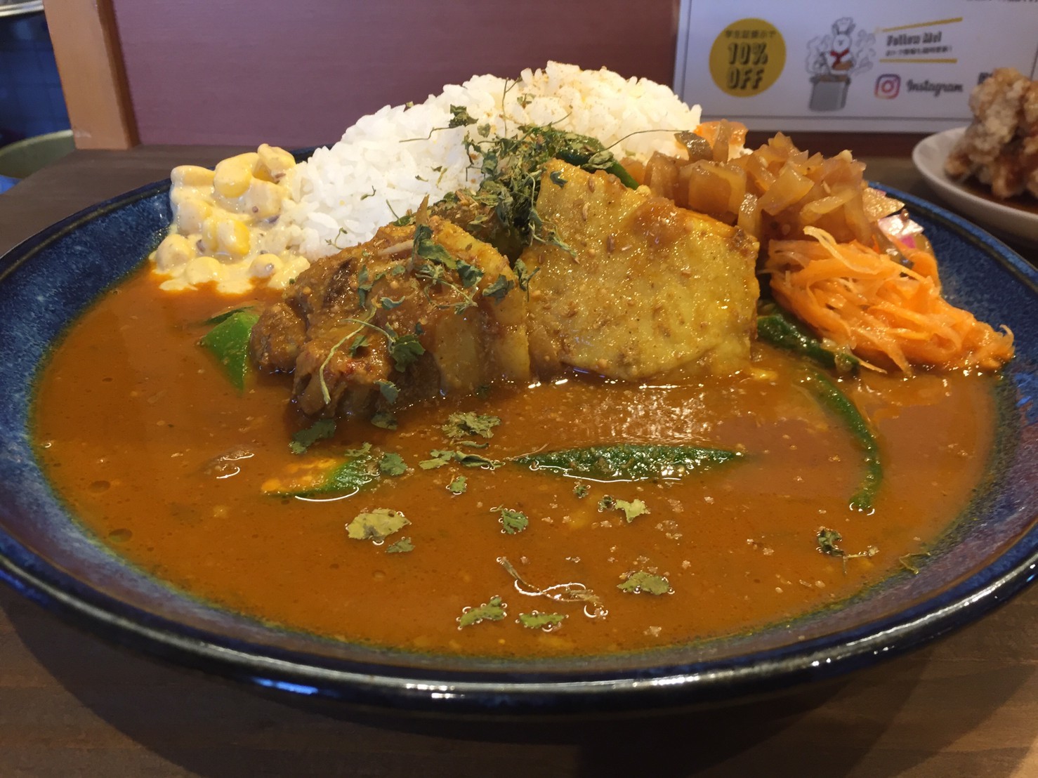 カレー食堂 Bonheur 鳥大前店_e0115904_04363843.jpg