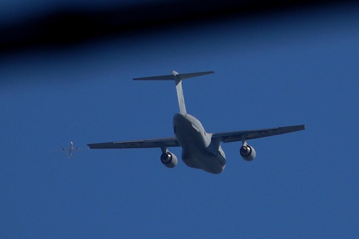2021年の空挺降下始め本番に向けてC-130・C-1・C-2が真上を通過_d0137627_20044360.jpg