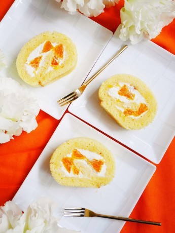 オレンジロールケーキ This Is Delicious オレンジロールケーキ This Is Delicious