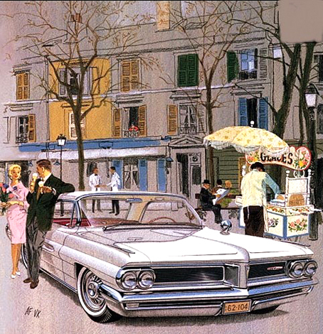 アメリカの自動車広告・ポンティアック（1950〜70年代） : 軟弱キャンプのすすめ2