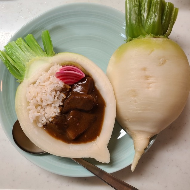 聖護院大根でまんが飯 マユメのゆるゆるぶろぐ 聖護院大根でまんが飯 マユメのゆるゆるぶろぐ