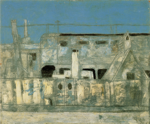 画家 松本竣介 『白い建物』 : Archiscape