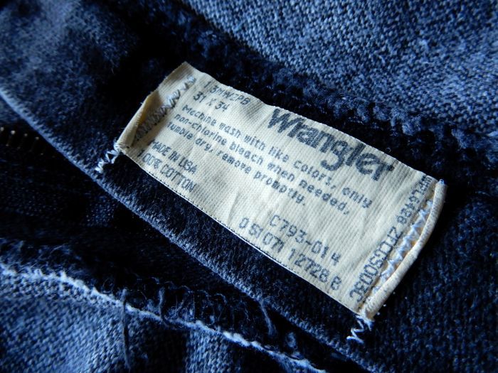 80'S WRANGLER 13MWZPB BLACK DENIM PANTS--RECOMMEND 80'S WRANGLER 13MWZPB BLACK DENIM PANTS--RECOMMEND