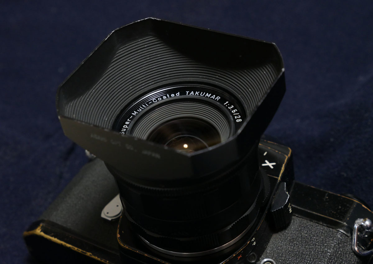 ☆美品☆ SMC Takumar 28mm F3.5 純正フード付 L088