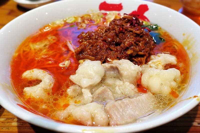 神楽(からく)@松江市 学園南 ★☆ (辛かもつラーメン・期間限定))_f0080612_17314925.jpg