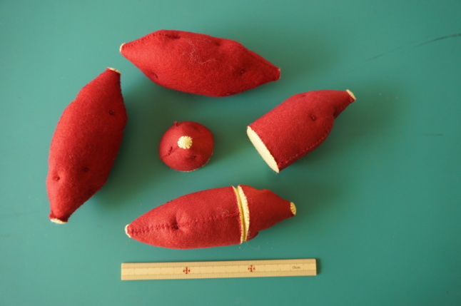 フェルトのおままごと さつま芋、里芋、ごぼう_d0348118_10013383.jpeg